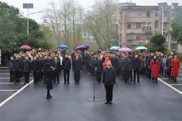 县领导汪涛,黄伟雄,肖湘晖,洪志凡,向风行,彭喜丰,胡伟,欧阳晓耀,陈淼